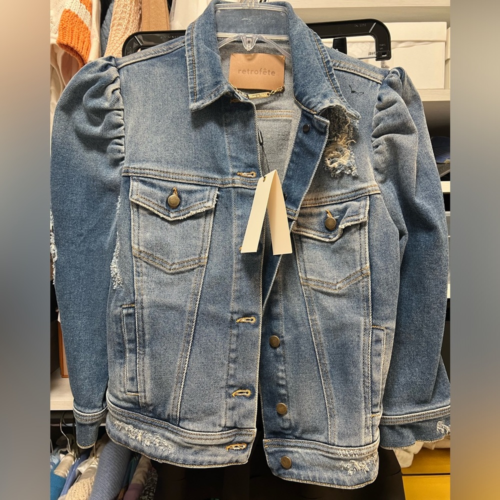 Brand new with tags. Retrofete Ada Denim Jacket.